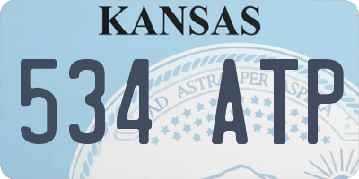 KS license plate 534ATP