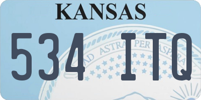 KS license plate 534ITQ