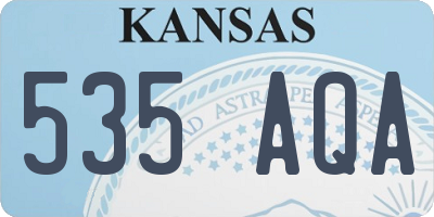 KS license plate 535AQA