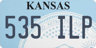 KS license plate 535ILP