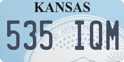 KS license plate 535IQM