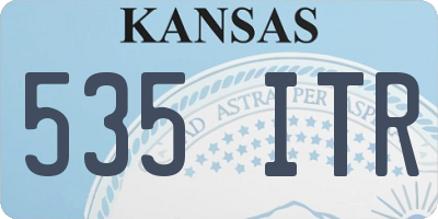 KS license plate 535ITR
