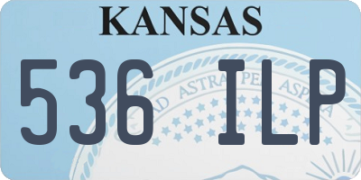 KS license plate 536ILP