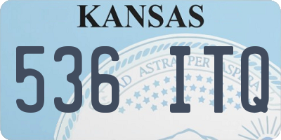 KS license plate 536ITQ