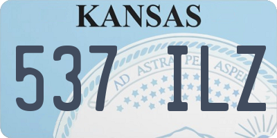 KS license plate 537ILZ
