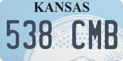 KS license plate 538CMB