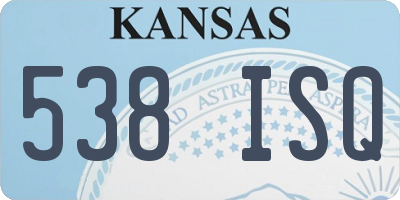 KS license plate 538ISQ