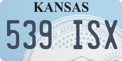 KS license plate 539ISX