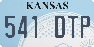 KS license plate 541DTP