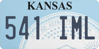 KS license plate 541IML