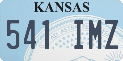 KS license plate 541IMZ
