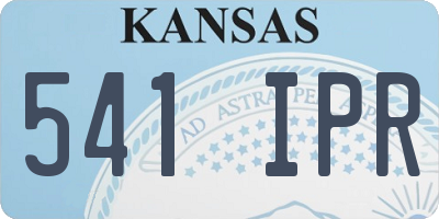 KS license plate 541IPR
