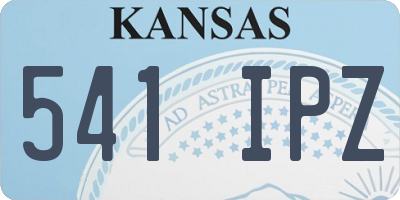 KS license plate 541IPZ