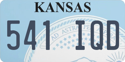 KS license plate 541IQD