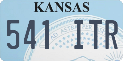 KS license plate 541ITR