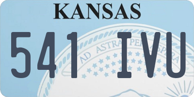 KS license plate 541IVU