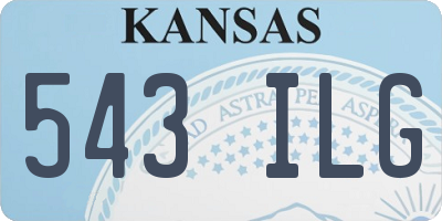 KS license plate 543ILG