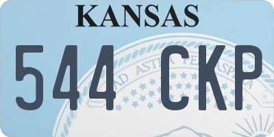 KS license plate 544CKP