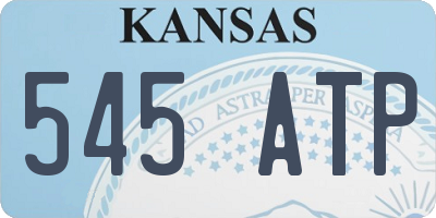 KS license plate 545ATP