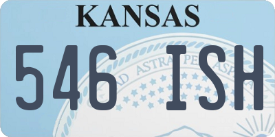 KS license plate 546ISH