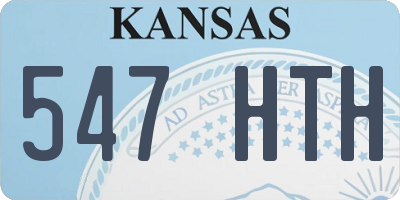 KS license plate 547HTH