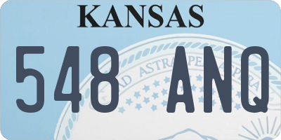 KS license plate 548ANQ