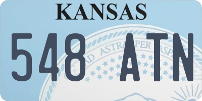 KS license plate 548ATN