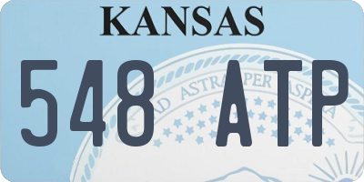KS license plate 548ATP