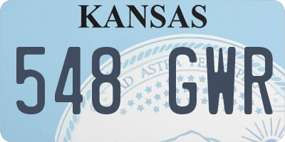 KS license plate 548GWR