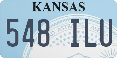 KS license plate 548ILU