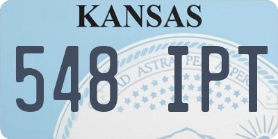 KS license plate 548IPT