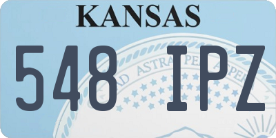 KS license plate 548IPZ