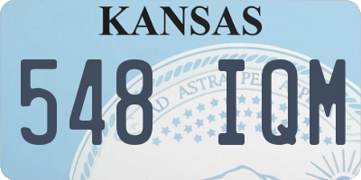 KS license plate 548IQM