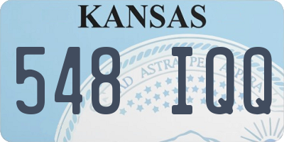 KS license plate 548IQQ