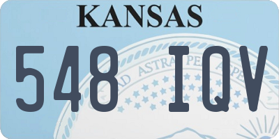 KS license plate 548IQV