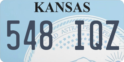 KS license plate 548IQZ