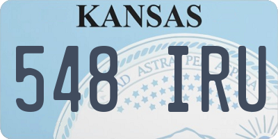 KS license plate 548IRU