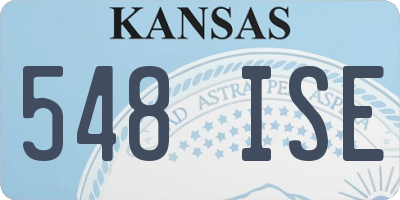 KS license plate 548ISE