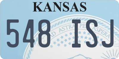 KS license plate 548ISJ