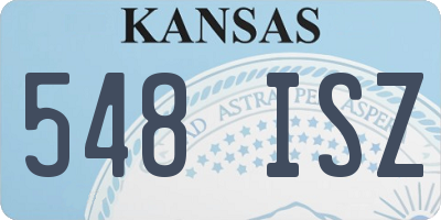 KS license plate 548ISZ
