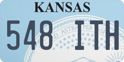 KS license plate 548ITH