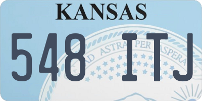 KS license plate 548ITJ