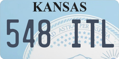 KS license plate 548ITL