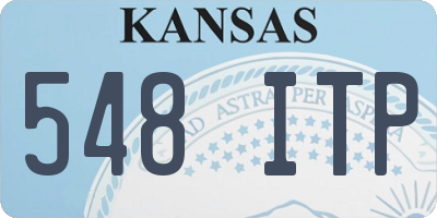 KS license plate 548ITP
