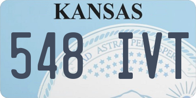 KS license plate 548IVT