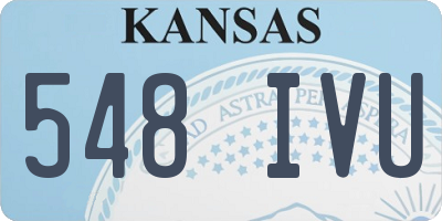 KS license plate 548IVU