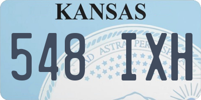 KS license plate 548IXH