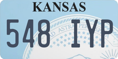 KS license plate 548IYP