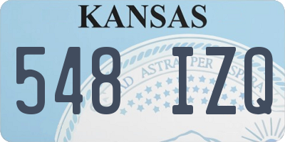 KS license plate 548IZQ
