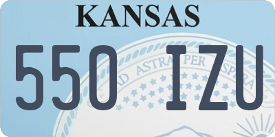 KS license plate 550IZU